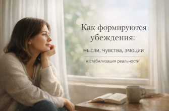 Как формируются убеждения: мысли, чувства и эмоции — спокойный образ размышления и внутреннего понимания