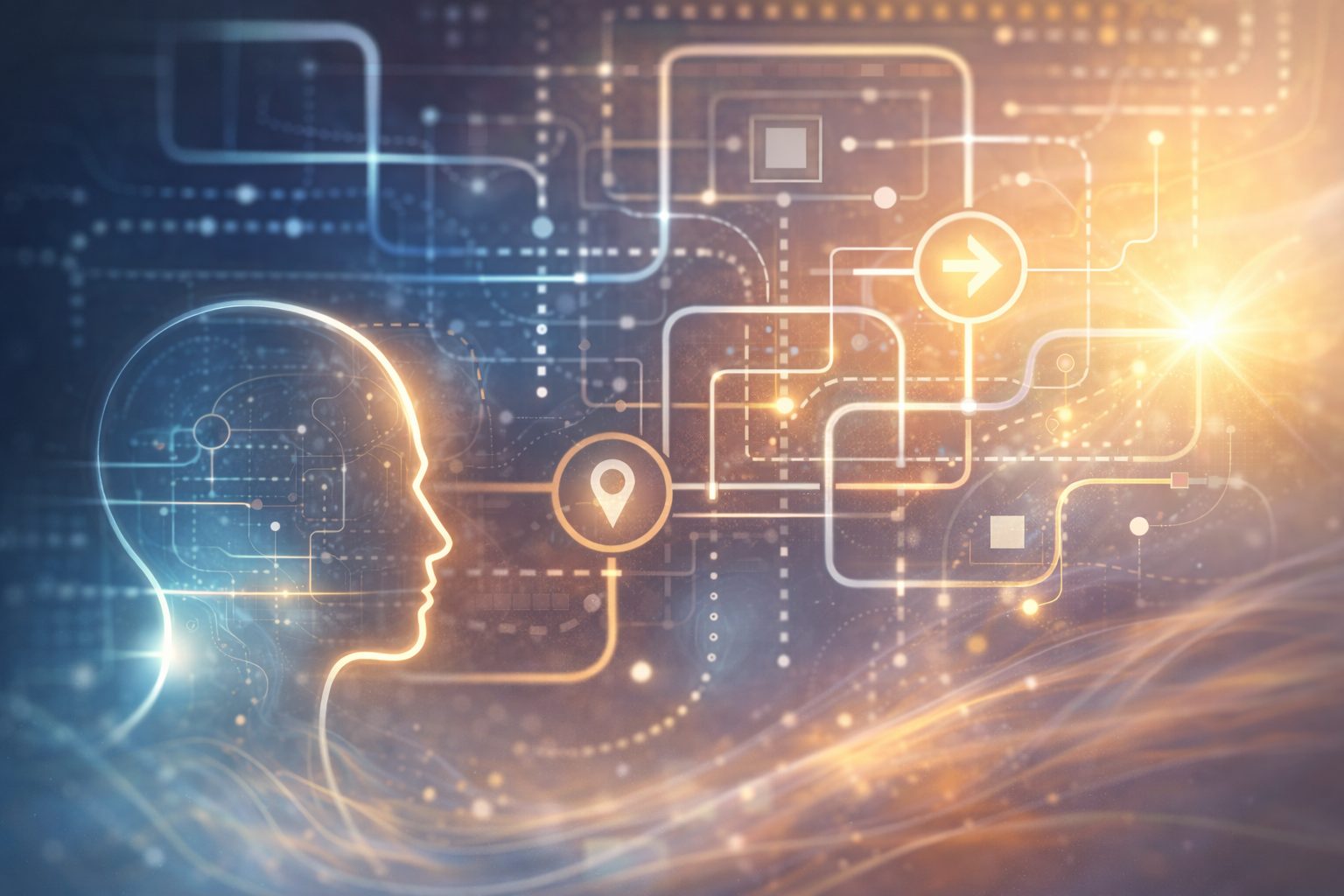 Мысли как инструмент ориентации: визуальная метафора навигации, маршрутов и внутренней карты реальности